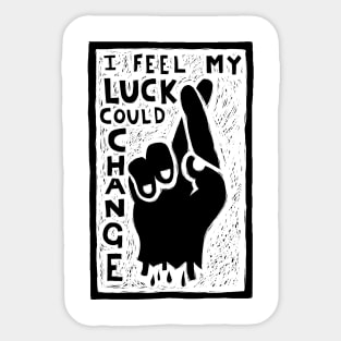 Lucky - Radiohead Illustrated Lyrics Sticker